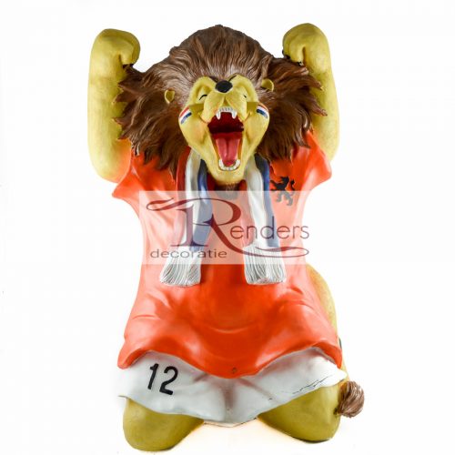 Hollandse voetbal leeuw