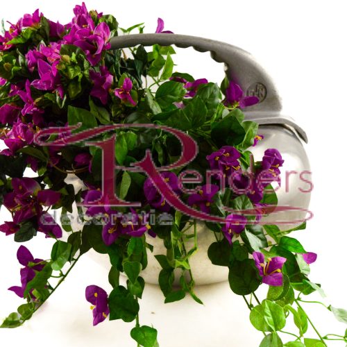 RVS Melk emmer met bloemen