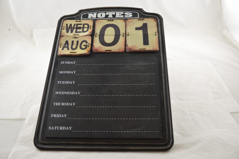 Notes flip kalender met week indeling