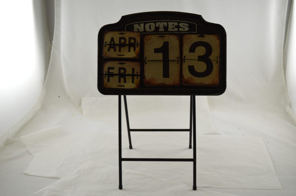 Notes flip jaar kalender